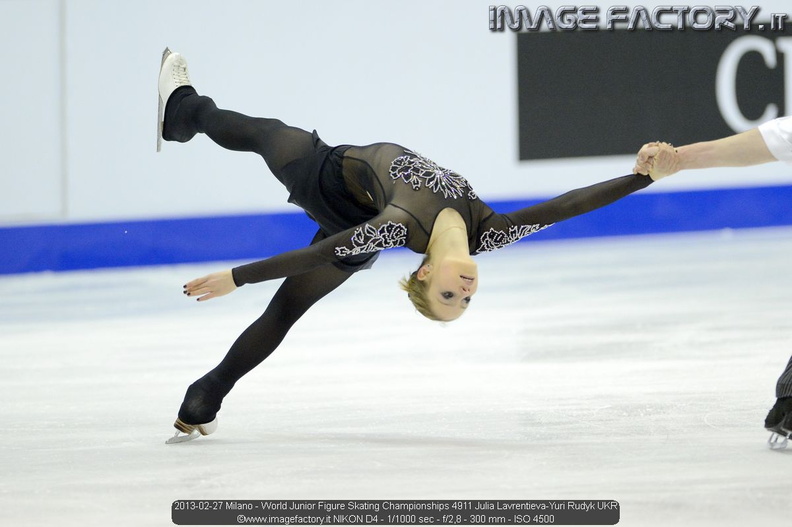 2013-02-27 Milano - World Junior Figure Skating Championships 4911 Julia Lavrentieva-Yuri Rudyk UKR.jpg